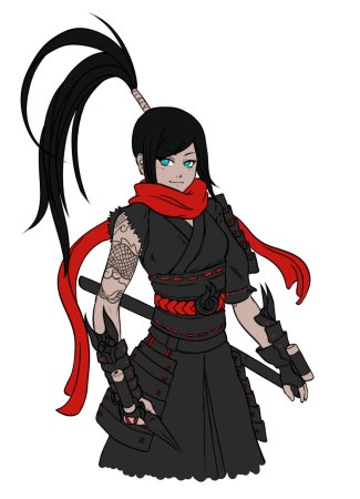 Персонаж с катаной