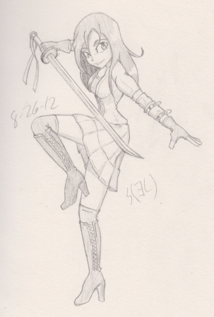 Аниме девушки ниндзя