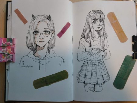 Рисунки для скетчбука лёгкие