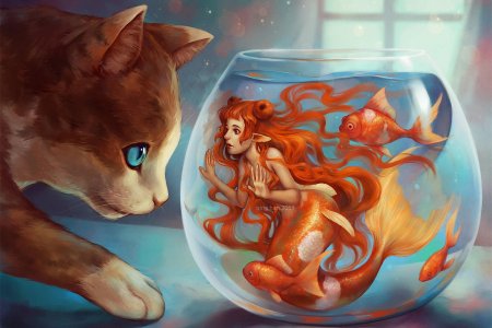 Кот Русалка