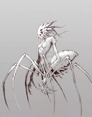 Monster girl Encyclopedia Оомукадэ