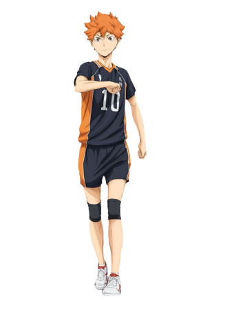 Хината волейбол в полный рост