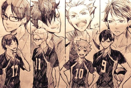 Хайкью скетчи