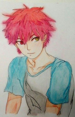 Аниме мальчики цветные