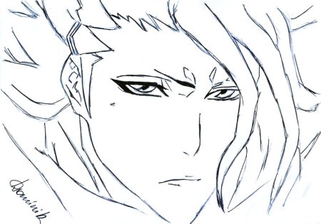 Ичиго Куросаки для срисовки