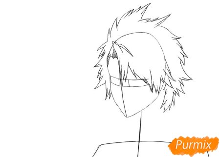 Аниме рисовать карандашом для начинающих поэтапно Блич