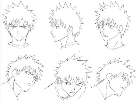 Аниме рисовка Блич