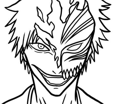 Нарисовать Ичиго Куросаки карандашом