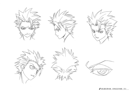 Эскизы Блич персонажи