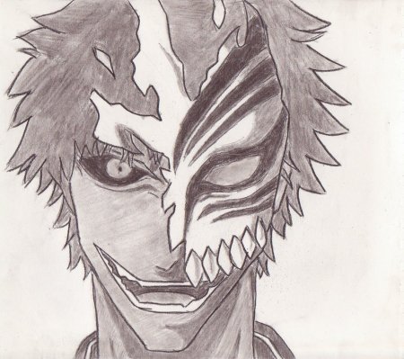 Ичиго Куросаки карандашом