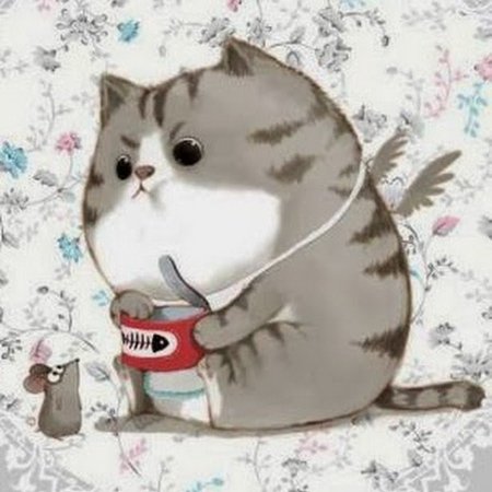 Мультяшные толстые коты