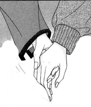 Держание за руки аниме