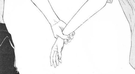 Аниме хватает за руку