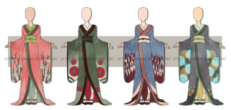 Кимоно референс юката