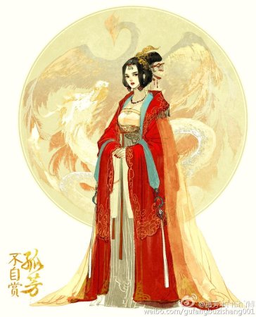 Ханьфу аниме Императрица