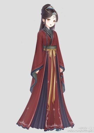 Китайское Ханьфу аниме