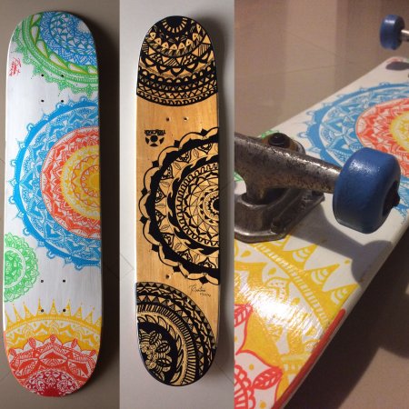 Роспись скейтбордов