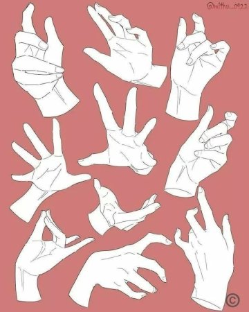 Руки референс