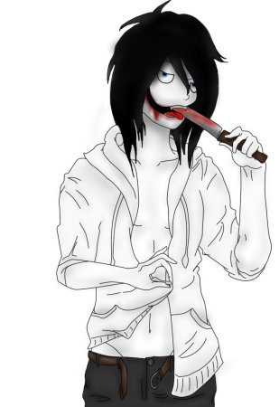 Крипипаста для срисовки Джефф