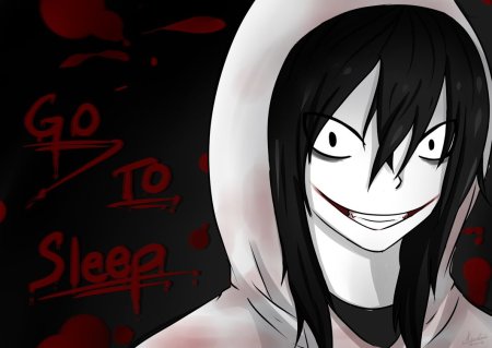 Джефф убийца аниме раскраска