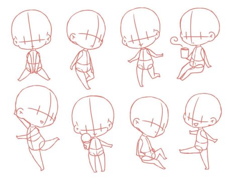 Аниме Чиби туториал