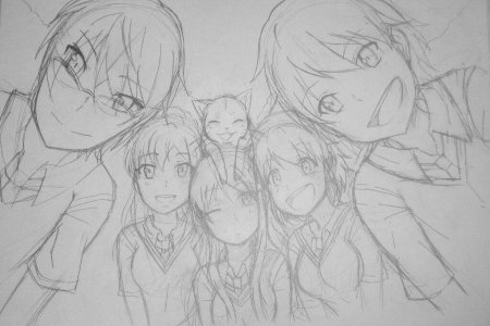 5 Аниме рисунки