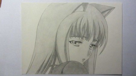 Аниме карандашом сложные