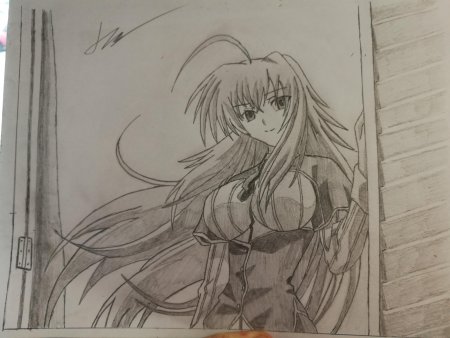 Риас Гремори нарисовать карандашом