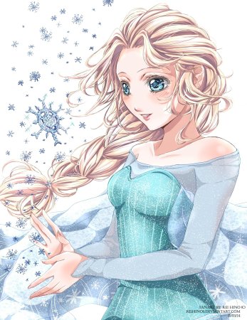 Эльза и Анна аниме