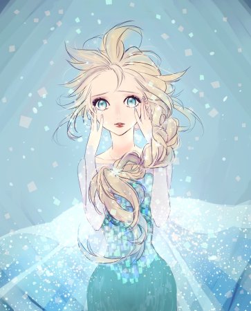 Эльза аниме Холодное сердце 2