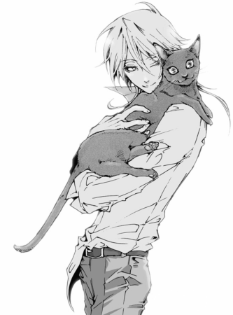 Аниме кот человек