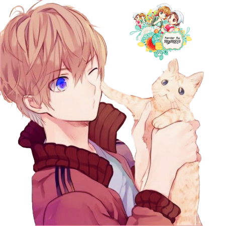 Раскраски аниме кошки мальчики