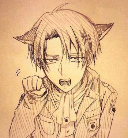 Раскраски аниме парни с ушками