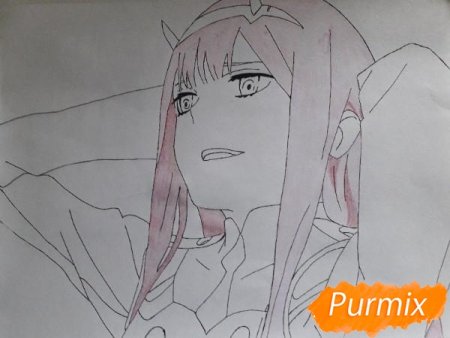 02 Аниме рисунок карандашом