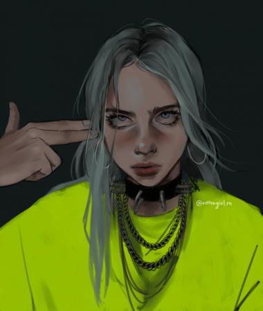 Билли Айлиш арт