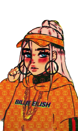 Билли Айлиш рисунок