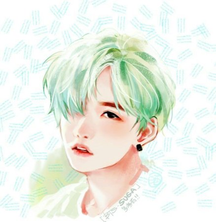 Юнги БТС арт