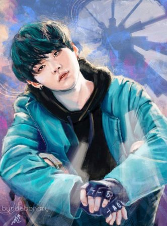 Юнги БТС арт