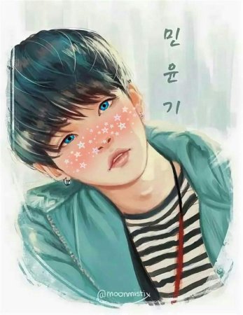 Юнги из БТС арт