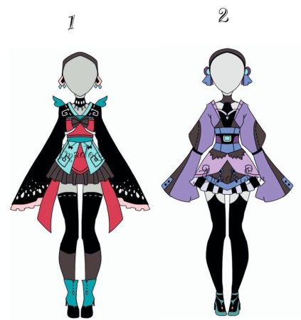 Аниме Наряды