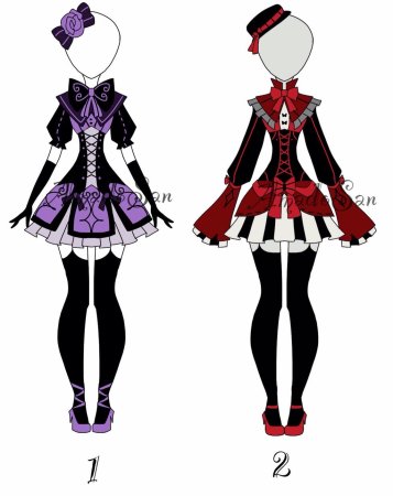 Аниме цирковая одежда