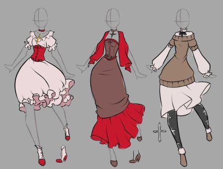 Туториал одежда женская