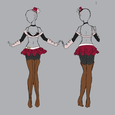 Манекен для рисования костюмов