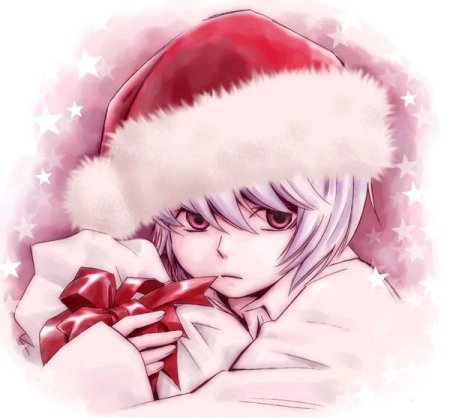 Новогодние аниме мальчики