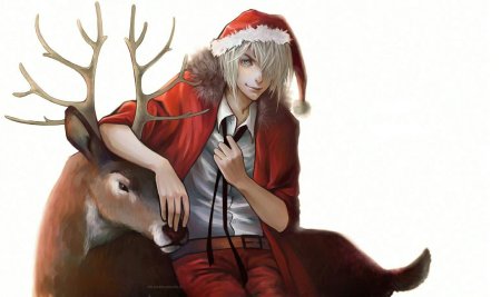 Аниме новый год парни