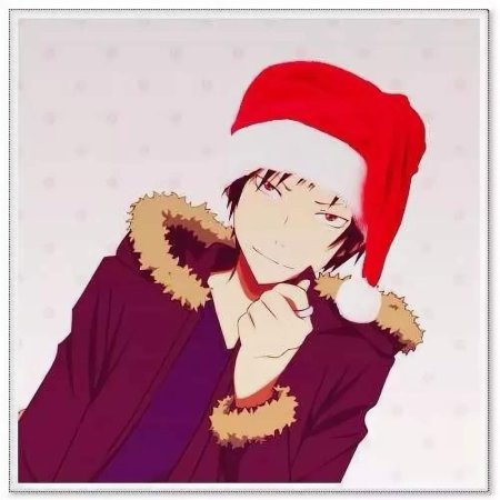 Новогодние аниме мальчики