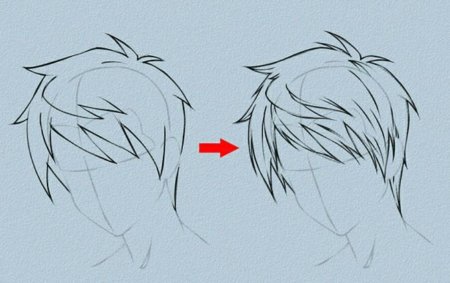 Волосы мужчины рисунки аниме (54 фото)