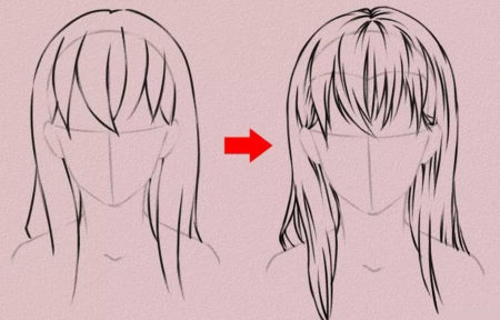 Аниме волосы