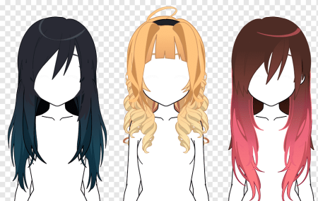 Аниме волосы