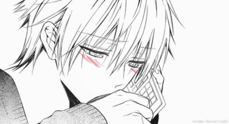 Манга лицо парня